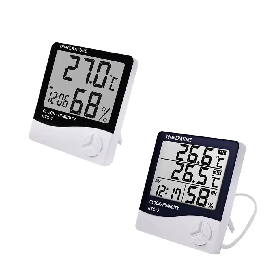 Digital Hygrometer Probe - Indoor LCD Digital Thermometer And Hygrometer