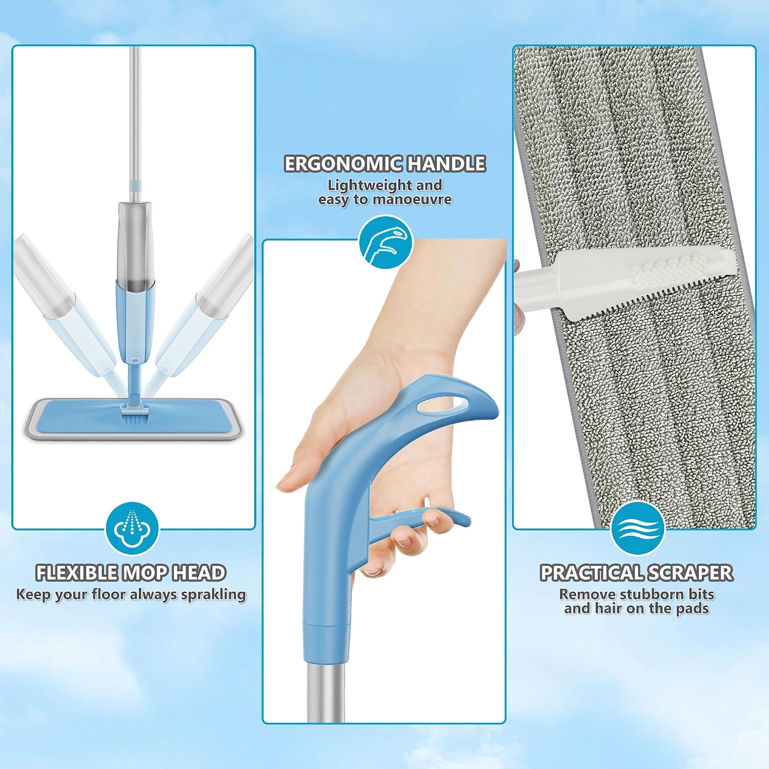 Spray Wet Mops for Hardwood Fl - Ceramic Tile Floor review and price