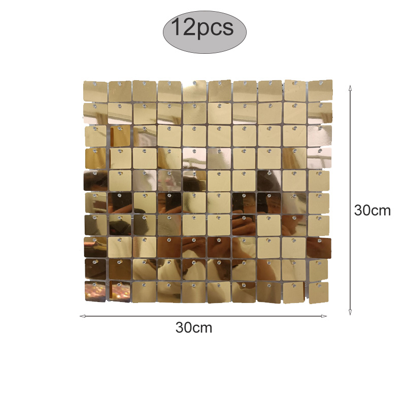 12pcs Light Gold Shimmer Wall  - Pvc Panel Background review and price