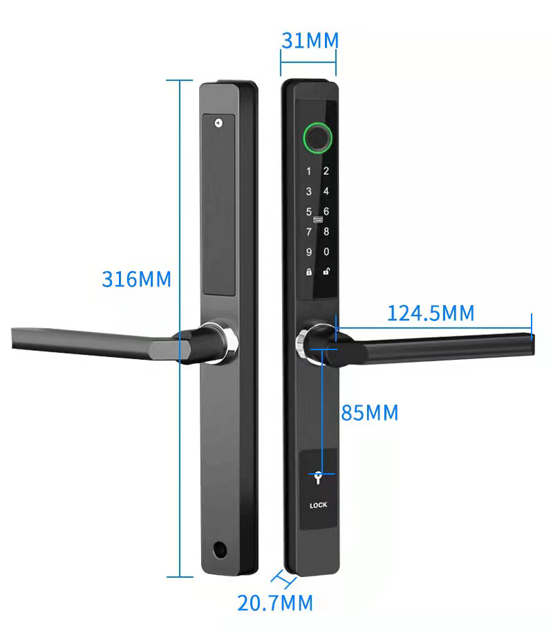 ZHDCOOKEY Biometric Digital Do - Glass Door Hinge review and price