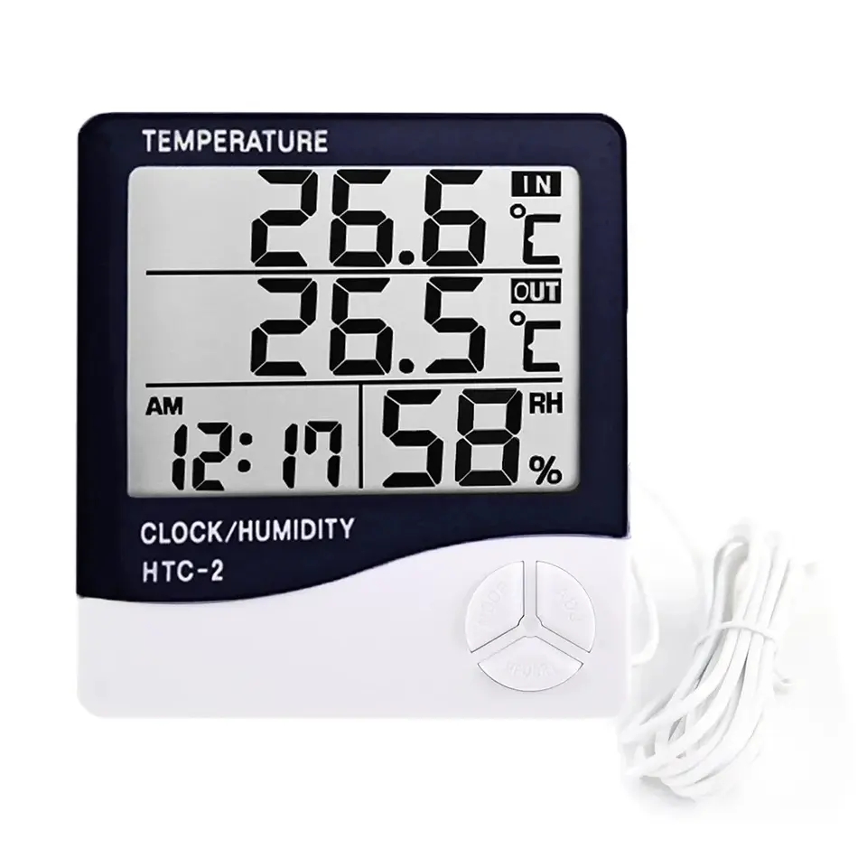 Indoor LCD Digital Thermometer - Digital Hygrometer Probe review and price