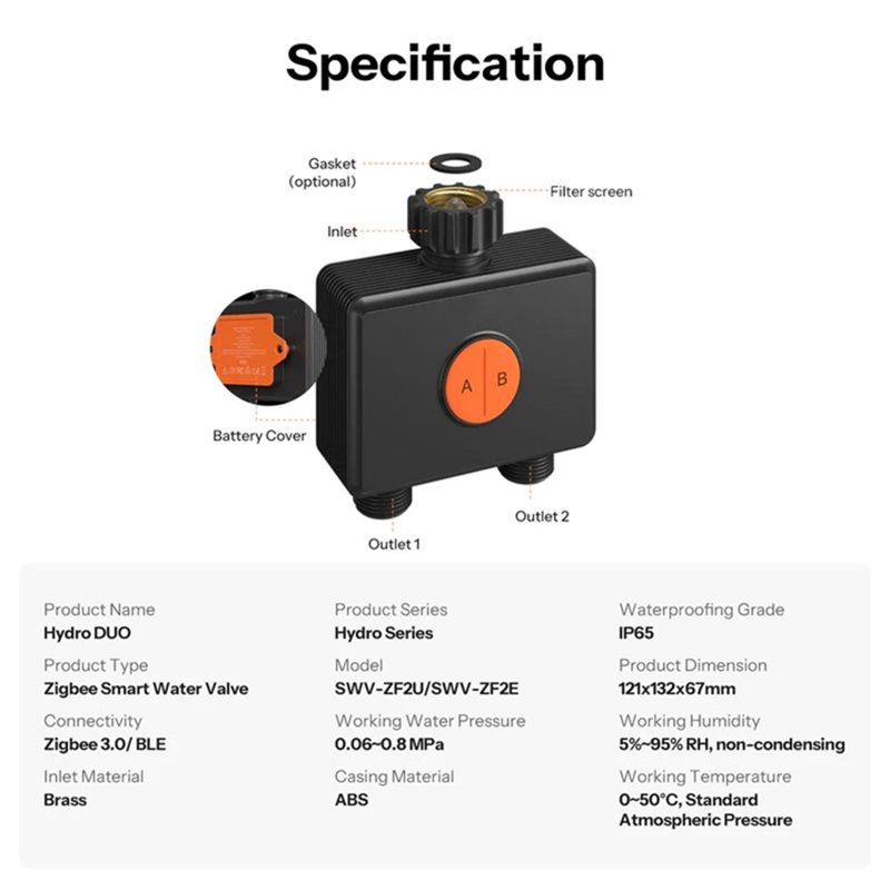 ABXF-Zigbee 3.0 Wifi App-Contr - Timer Dual Outlet review and price